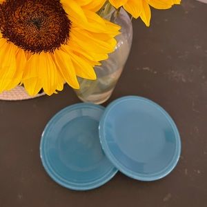 Peacock Fiestaware Salad Plates *retired color*